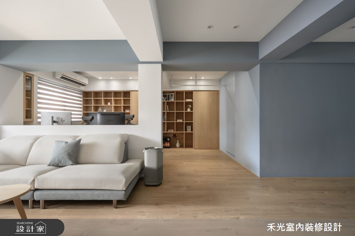 30坪老屋(16~30年)＿北歐風客廳書房案例圖片＿禾光室內裝修設計有限公司＿禾光_蔚光．居之8