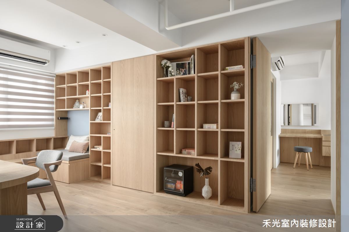 30坪老屋(16~30年)＿北歐風書房臥榻案例圖片＿禾光室內裝修設計有限公司＿禾光_蔚光．居之28