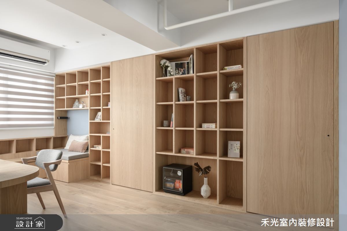 30坪老屋(16~30年)＿北歐風書房臥榻案例圖片＿禾光室內裝修設計有限公司＿禾光_蔚光．居之27