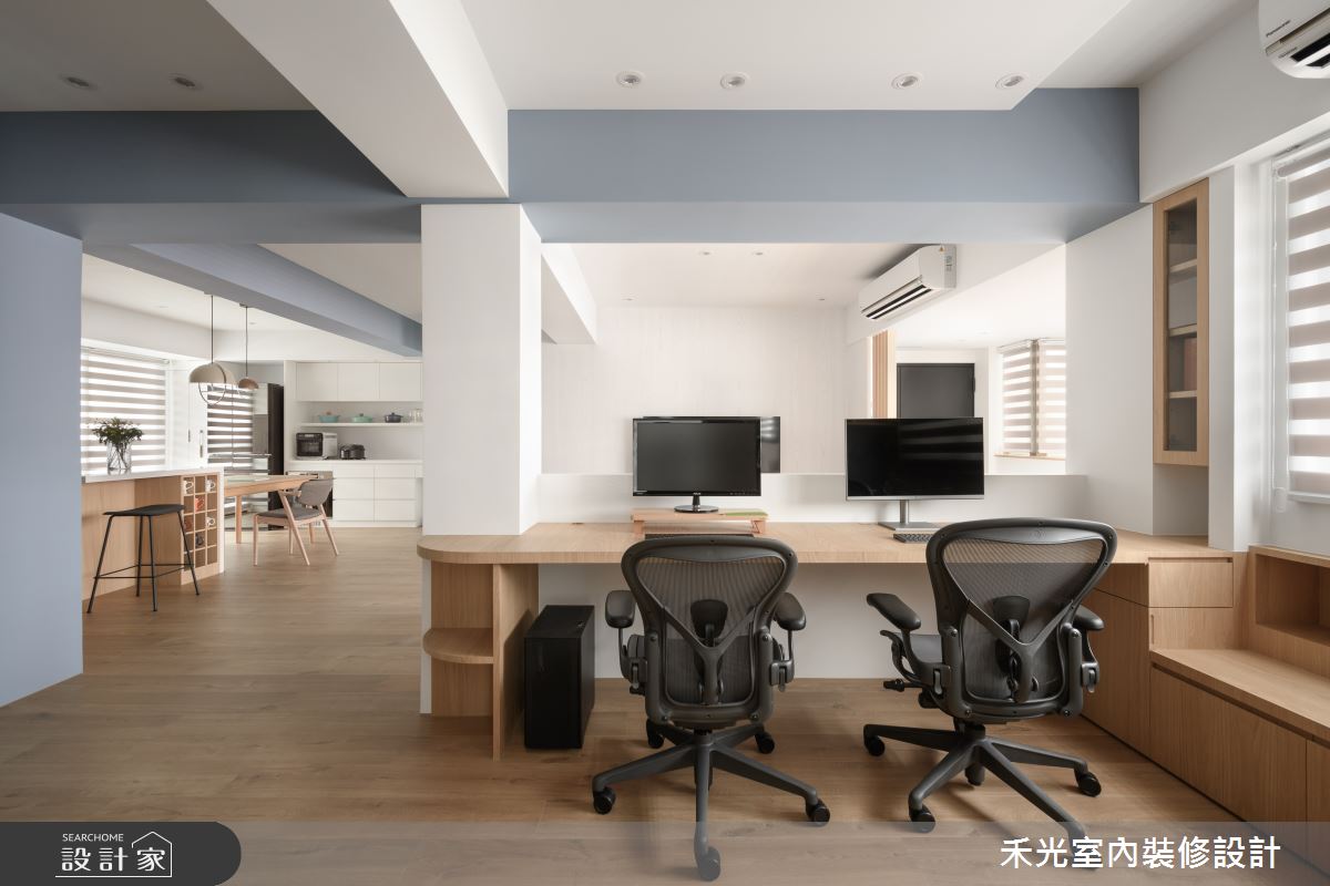 30坪老屋(16~30年)＿北歐風餐廳書房案例圖片＿禾光室內裝修設計有限公司＿禾光_蔚光．居之16