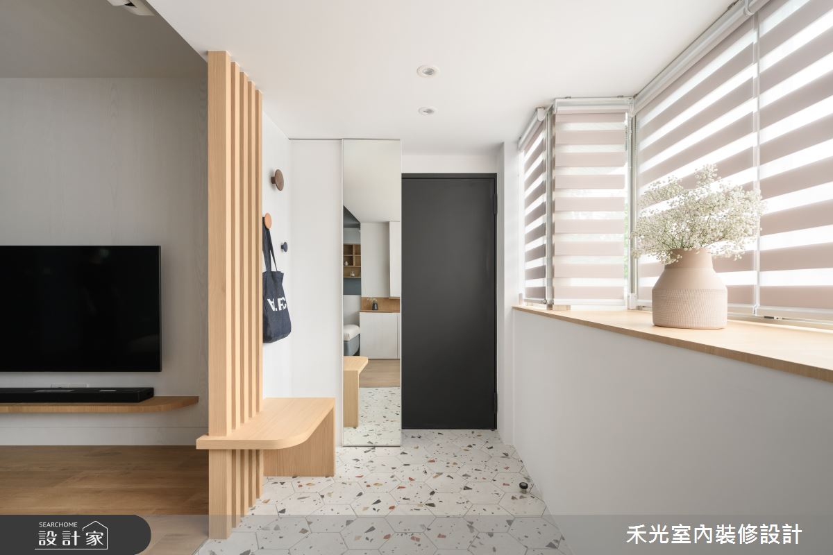 30坪老屋(16~30年)＿北歐風玄關案例圖片＿禾光室內裝修設計有限公司＿禾光_蔚光．居之3