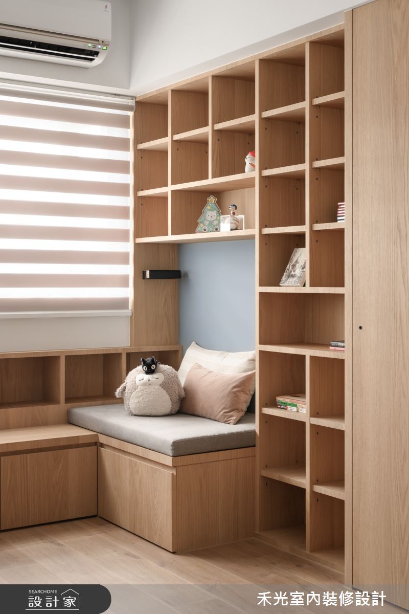 30坪老屋(16~30年)＿北歐風書房臥榻案例圖片＿禾光室內裝修設計有限公司＿禾光_蔚光．居之12