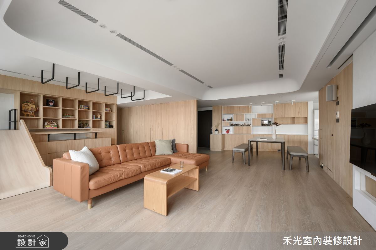 70坪老屋(16~30年)＿東方風客廳餐廳案例圖片＿禾光室內裝修設計有限公司＿禾光_稚趣之8