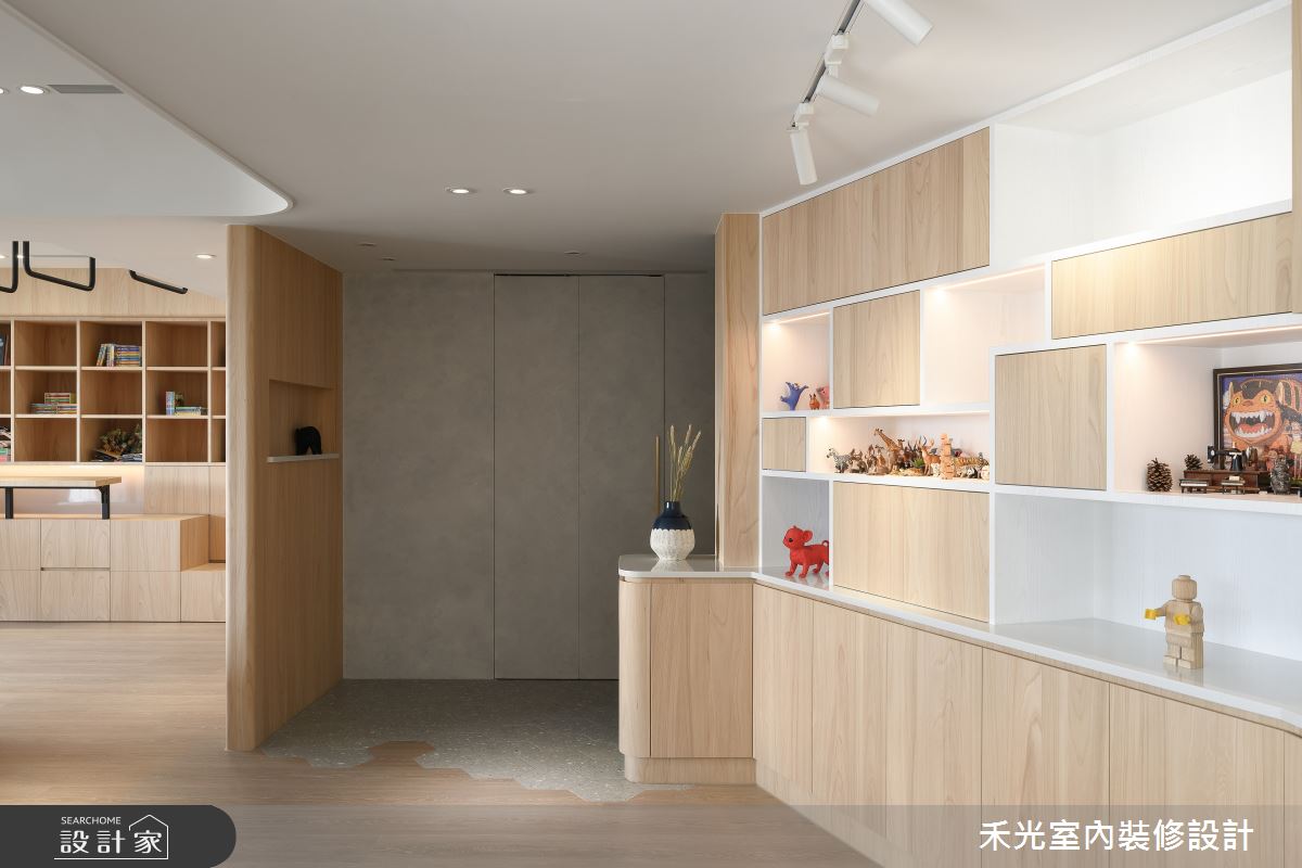 70坪老屋(16~30年)＿東方風玄關案例圖片＿禾光室內裝修設計有限公司＿禾光_稚趣之3