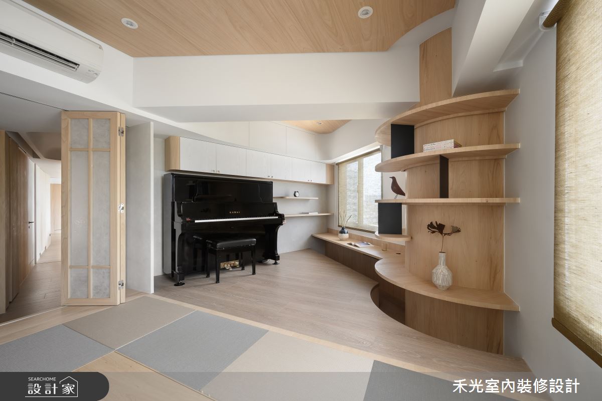 70坪老屋(16~30年)＿東方風和室多功能室案例圖片＿禾光室內裝修設計有限公司＿禾光_稚趣之26