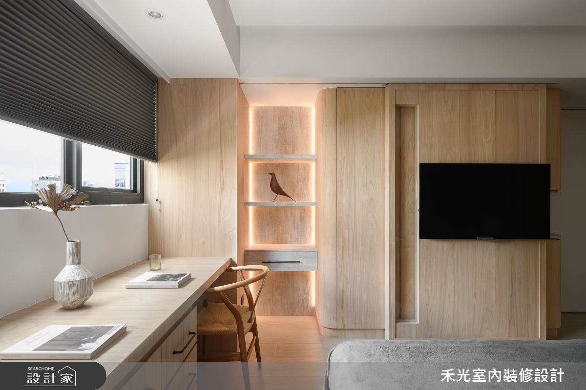 70坪老屋(16~30年)＿東方風臥室案例圖片＿禾光室內裝修設計有限公司＿禾光_稚趣之29