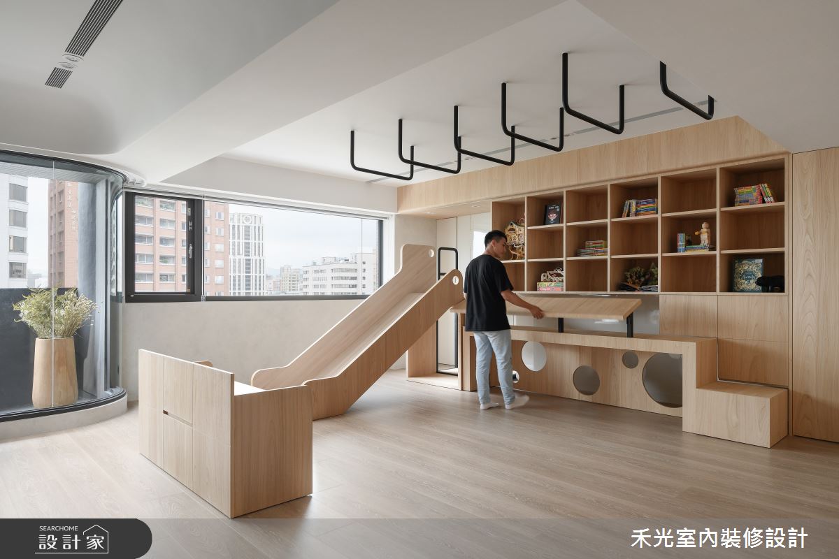 70坪老屋(16~30年)＿東方風家庭健身房案例圖片＿禾光室內裝修設計有限公司＿禾光_稚趣之17