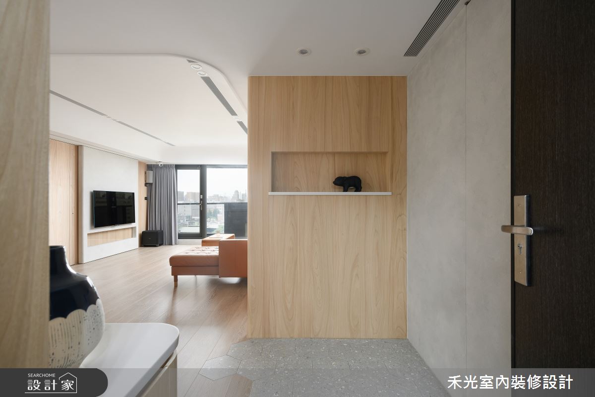 70坪老屋(16~30年)＿東方風玄關案例圖片＿禾光室內裝修設計有限公司＿禾光_稚趣之1