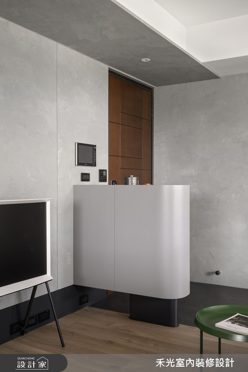 13坪中古屋(5~15年)＿現代風玄關案例圖片＿禾光室內裝修設計有限公司＿禾光_墨染之4