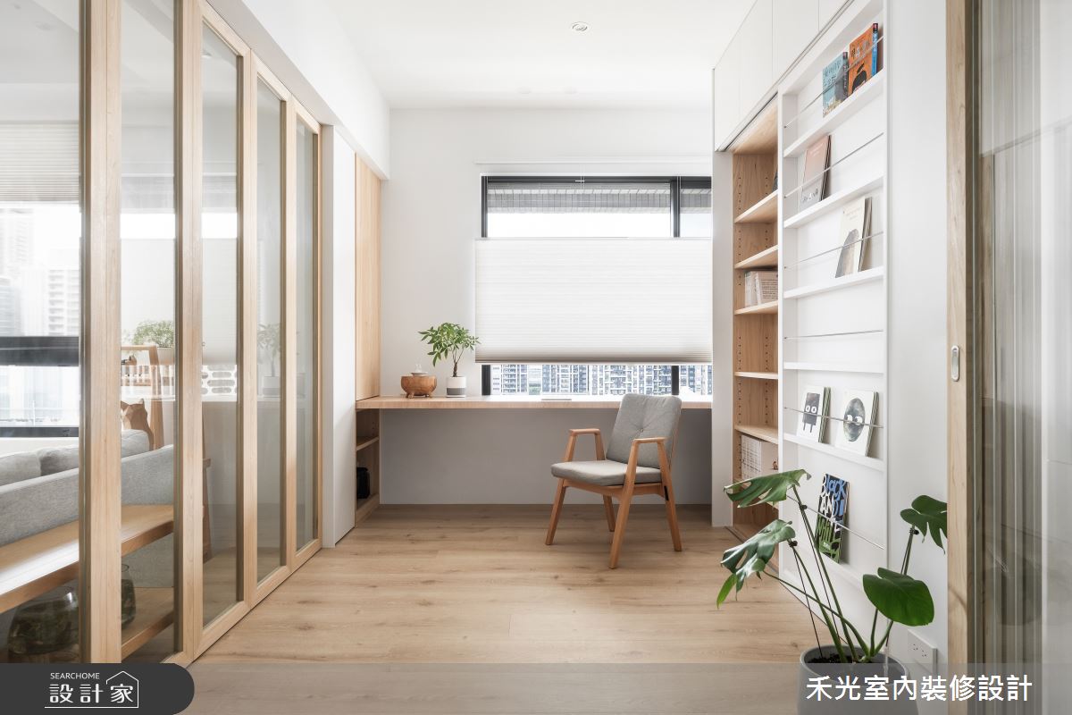 31坪預售屋＿簡約風書房案例圖片＿禾光室內裝修設計有限公司＿禾光_沉慕之20