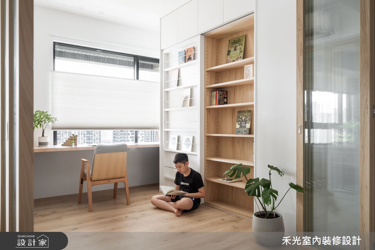 31坪預售屋＿簡約風書房案例圖片＿禾光室內裝修設計有限公司＿禾光_沉慕之22