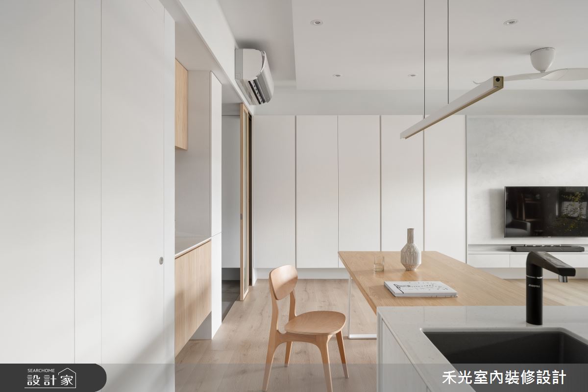 31坪預售屋＿簡約風餐廳案例圖片＿禾光室內裝修設計有限公司＿禾光_沉慕之32