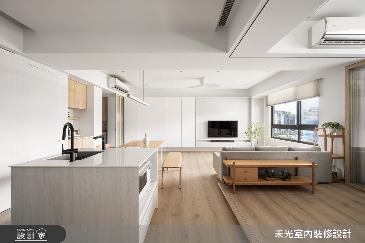 31坪預售屋＿簡約風書房中島案例圖片＿禾光室內裝修設計有限公司＿禾光_沉慕之33