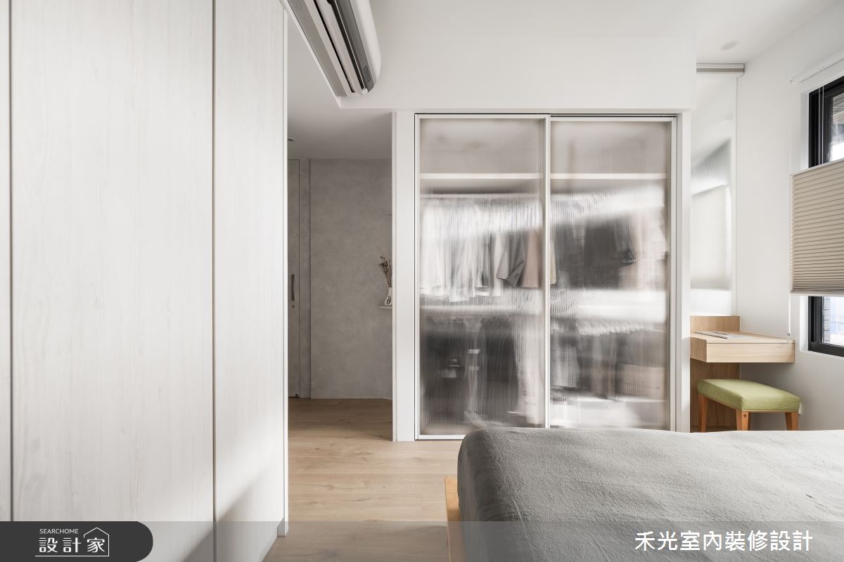 31坪預售屋＿簡約風臥室更衣間案例圖片＿禾光室內裝修設計有限公司＿禾光_沉慕之43