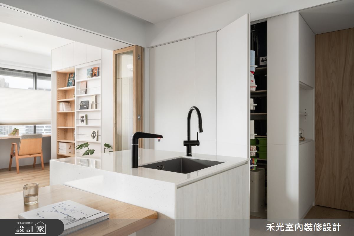 31坪預售屋＿簡約風中島案例圖片＿禾光室內裝修設計有限公司＿禾光_沉慕之45