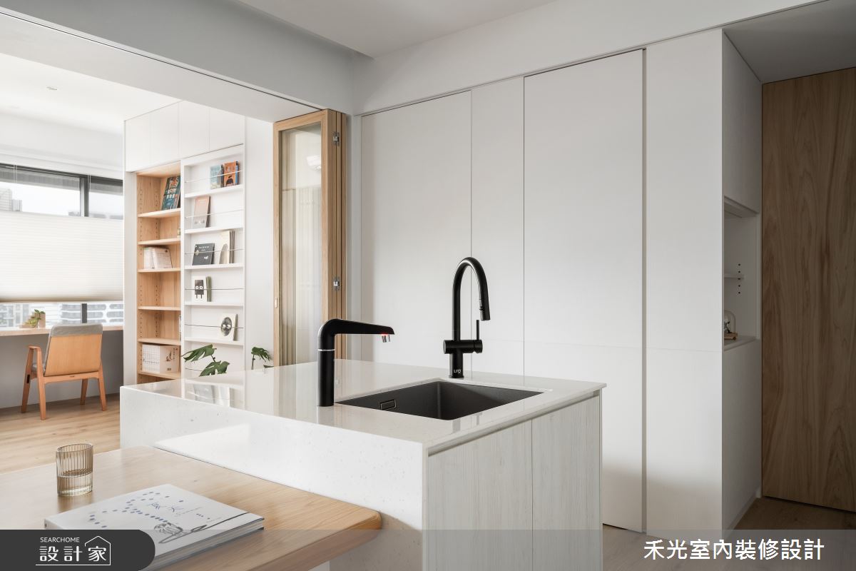 31坪預售屋＿簡約風中島案例圖片＿禾光室內裝修設計有限公司＿禾光_沉慕之46