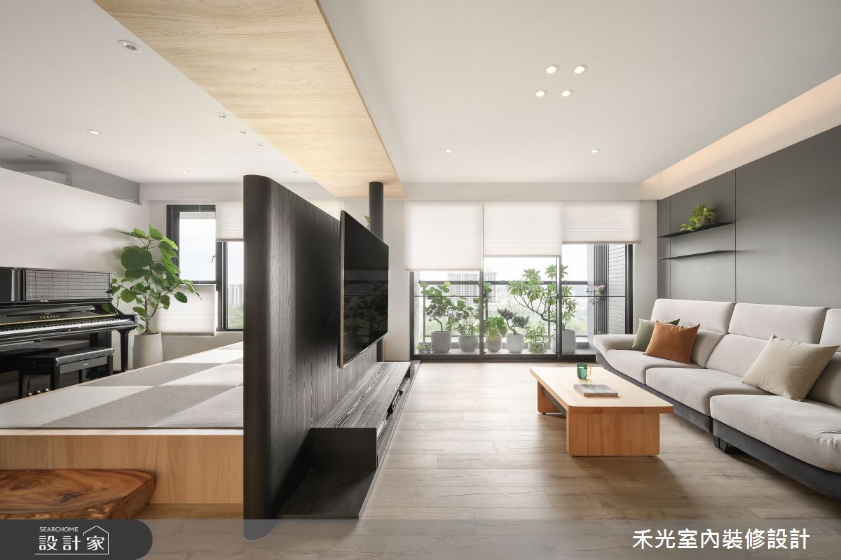 35坪預售屋＿日式禪風客廳多功能室案例圖片＿禾光室內裝修設計有限公司＿禾光_藏藝之9