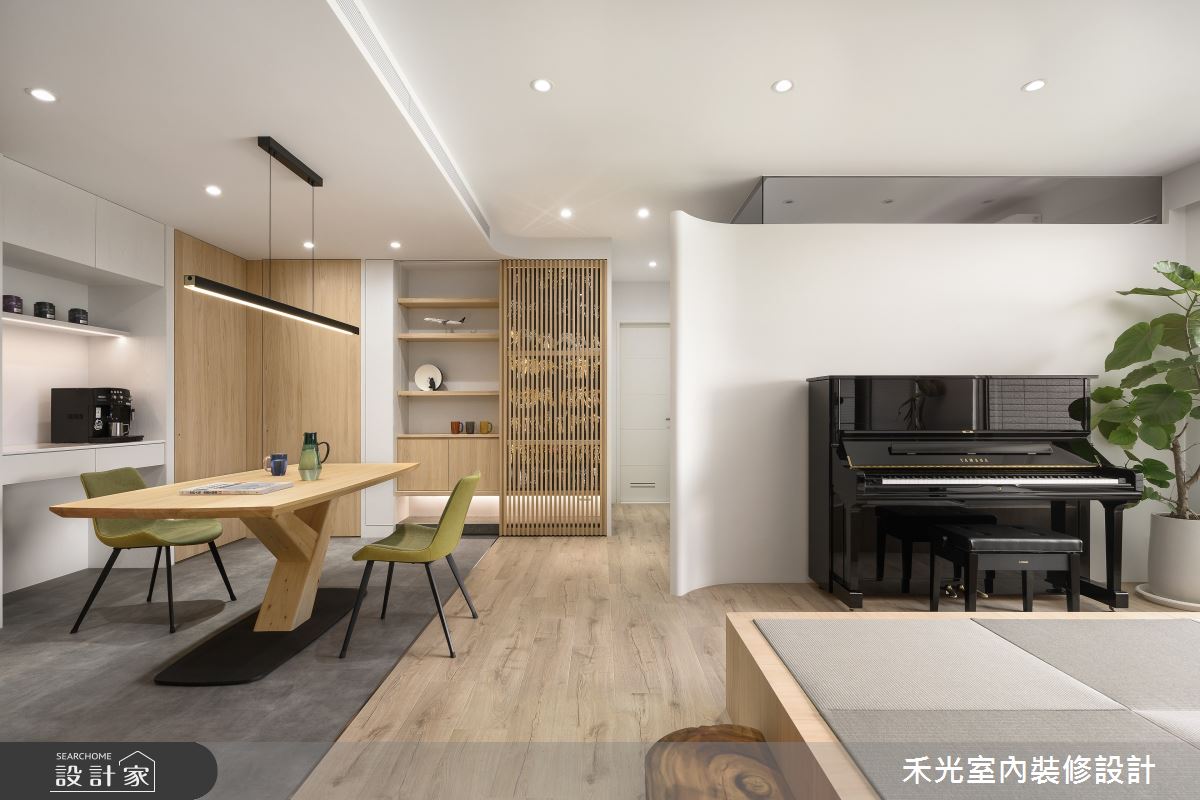 35坪預售屋＿日式禪風餐廳多功能室案例圖片＿禾光室內裝修設計有限公司＿禾光_藏藝之26
