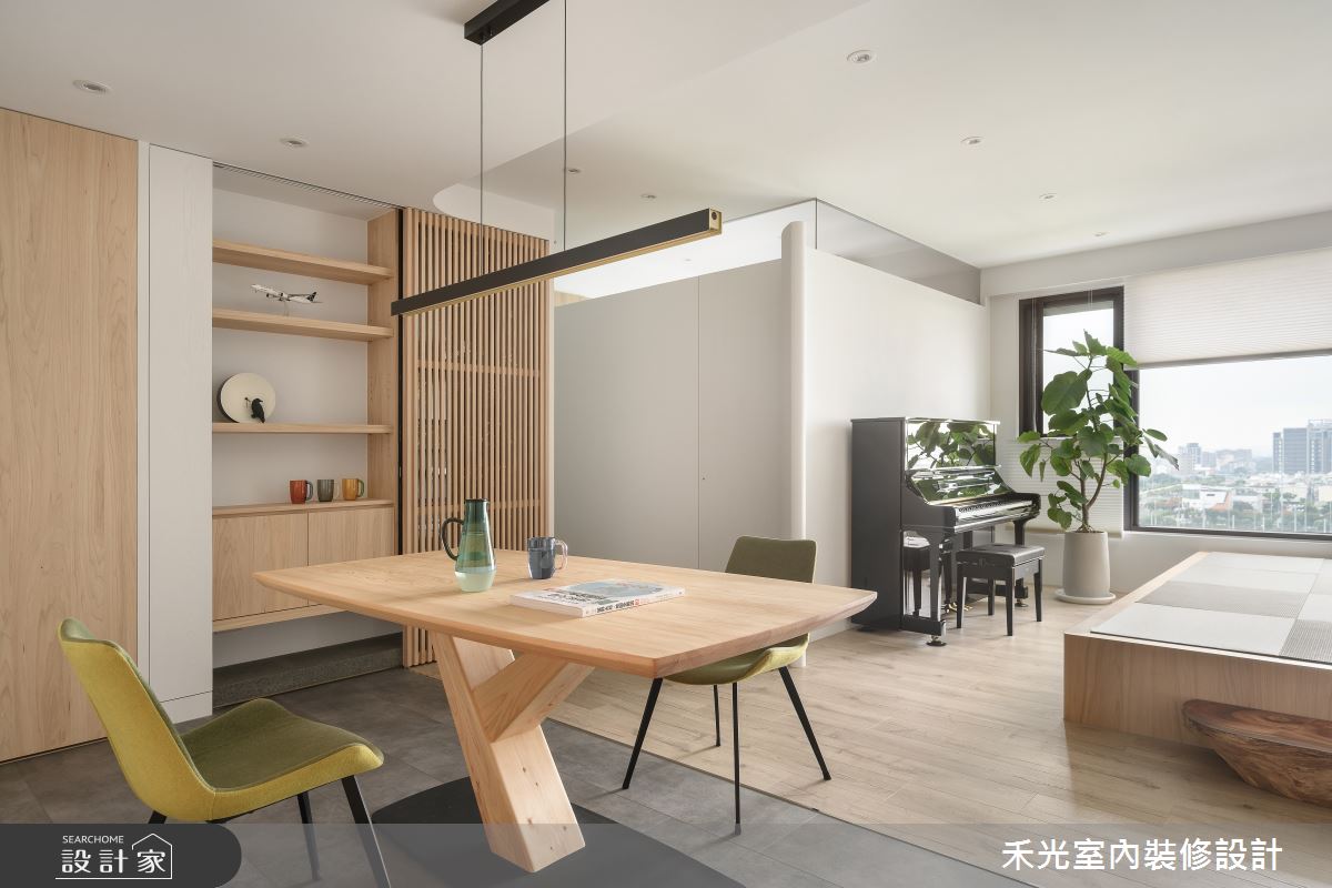 35坪預售屋＿日式禪風餐廳多功能室案例圖片＿禾光室內裝修設計有限公司＿禾光_藏藝之24