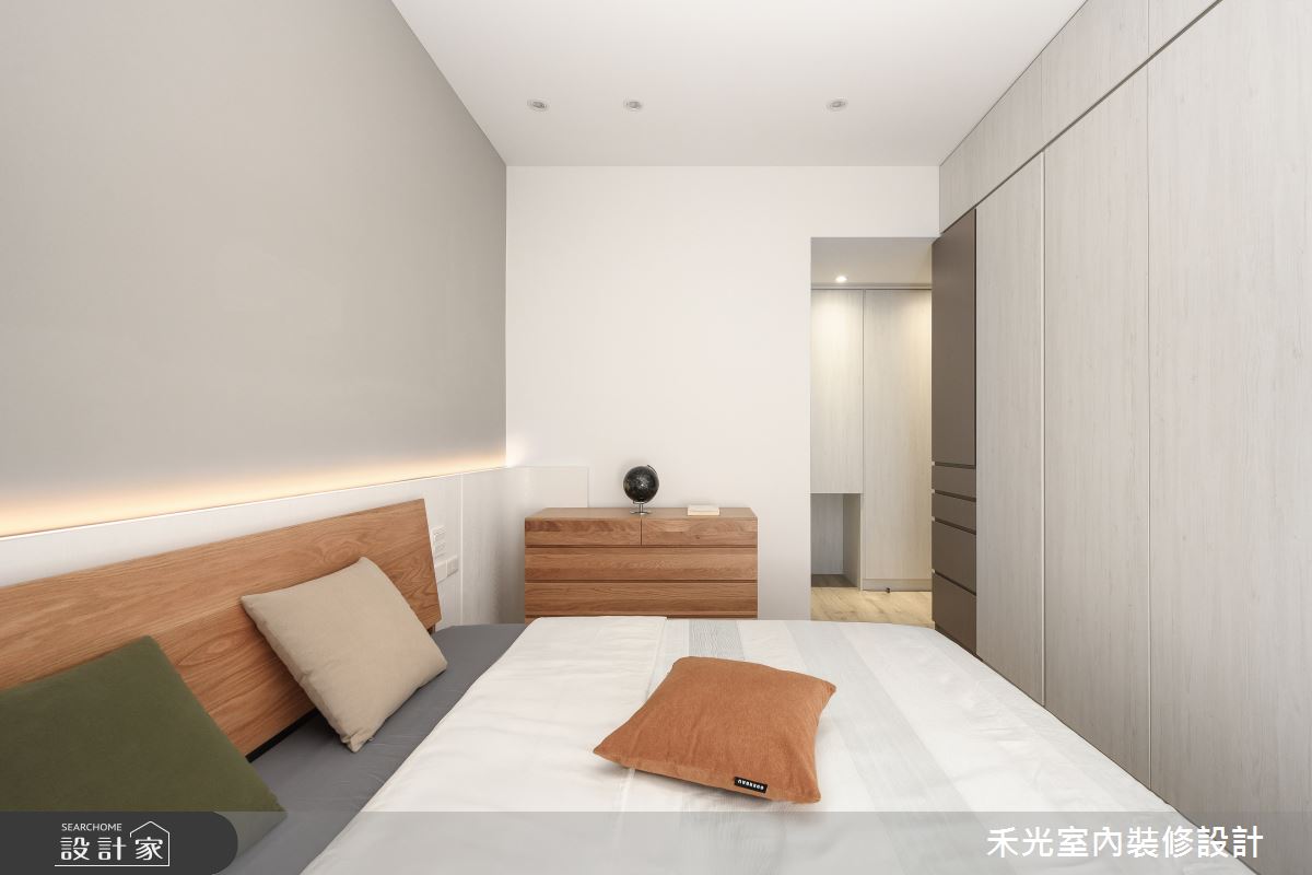 35坪預售屋＿日式禪風臥室案例圖片＿禾光室內裝修設計有限公司＿禾光_藏藝之45
