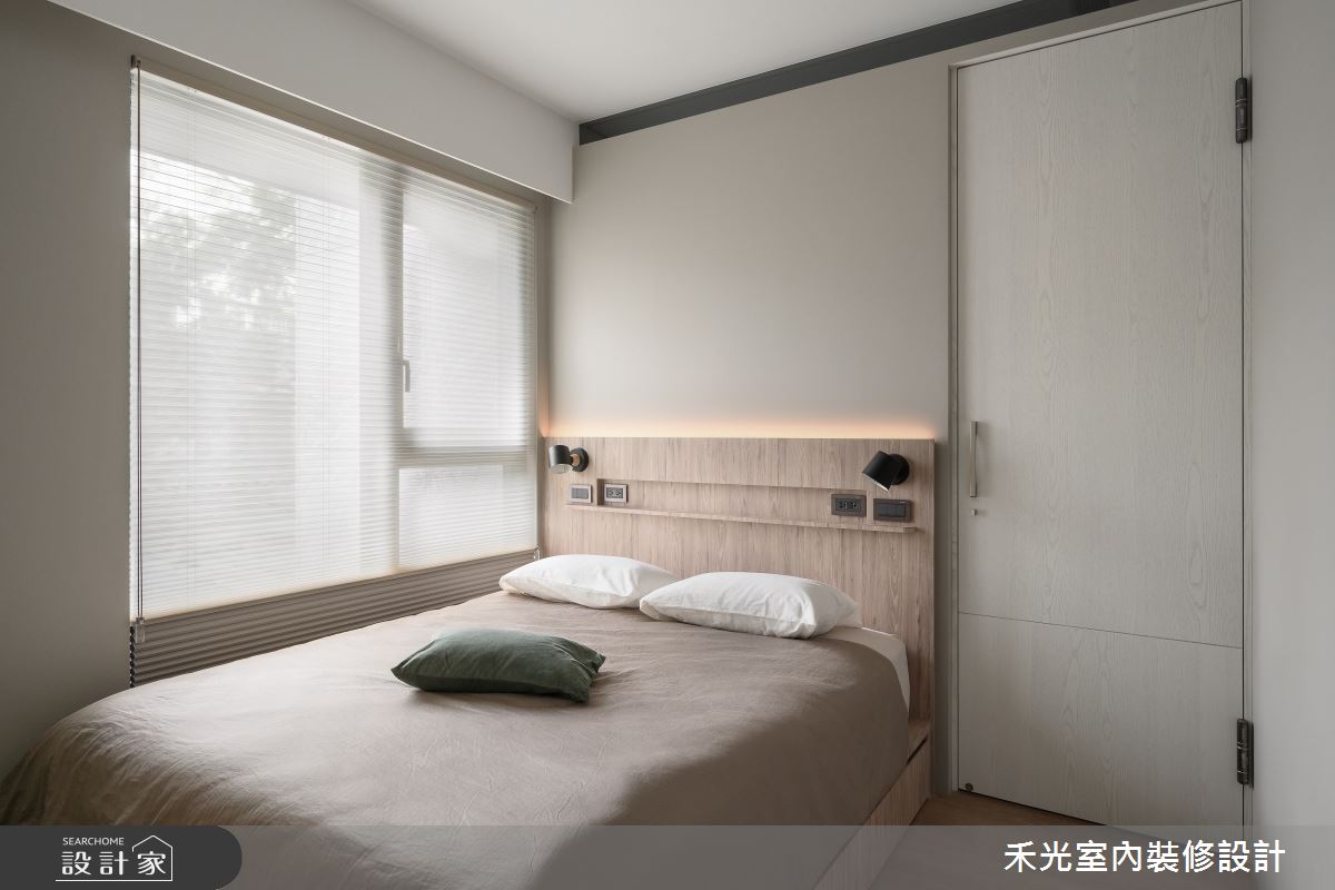 20坪預售屋＿現代風臥室案例圖片＿禾光室內裝修設計有限公司＿禾光_寂光森語之26