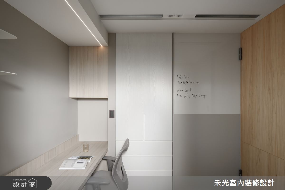 20坪預售屋＿現代風書房案例圖片＿禾光室內裝修設計有限公司＿禾光_寂光森語之29
