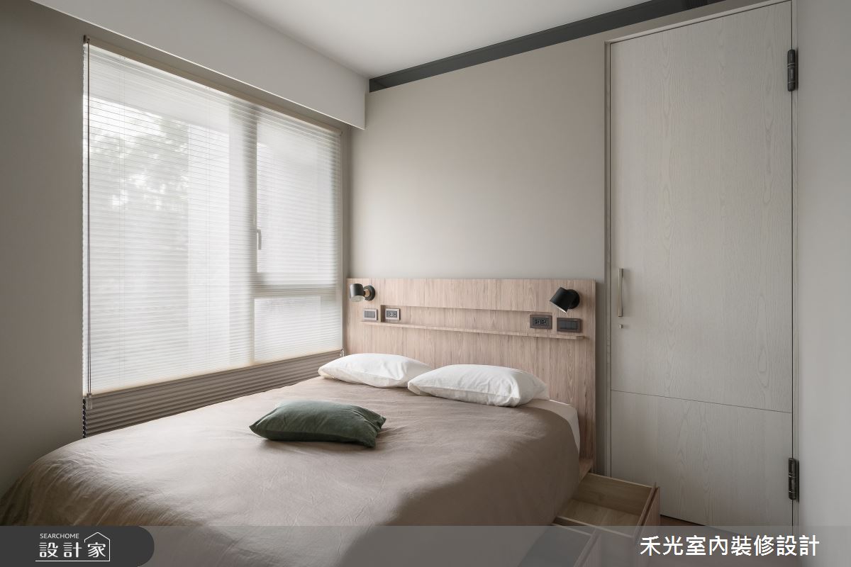 20坪預售屋＿現代風臥室案例圖片＿禾光室內裝修設計有限公司＿禾光_寂光森語之24