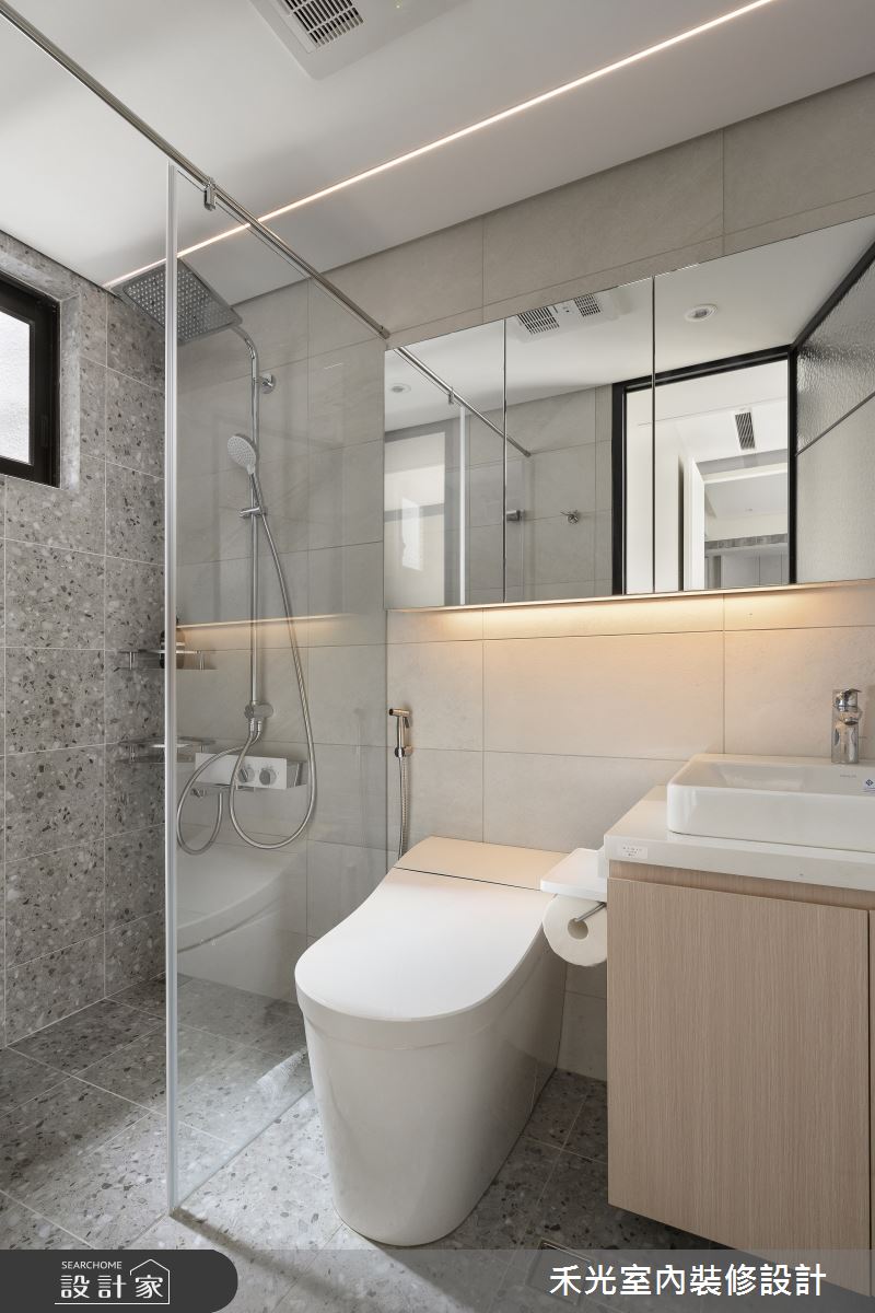 20坪預售屋＿現代風浴室案例圖片＿禾光室內裝修設計有限公司＿禾光_寂光森語之30