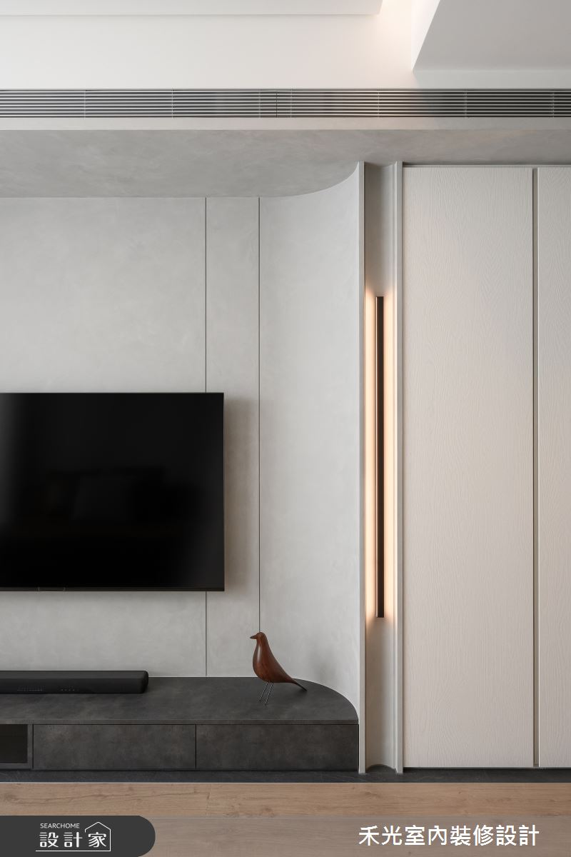 20坪預售屋＿現代風客廳案例圖片＿禾光室內裝修設計有限公司＿禾光_寂光森語之8