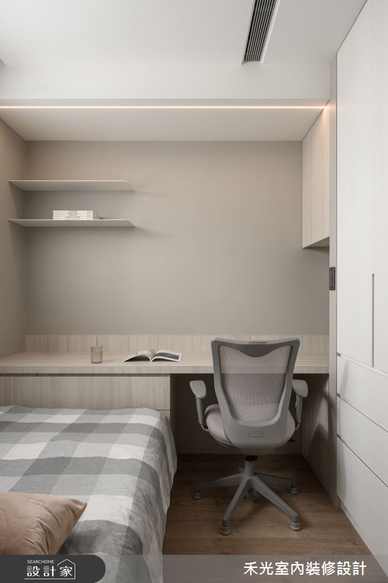 20坪預售屋＿現代風臥室案例圖片＿禾光室內裝修設計有限公司＿禾光_寂光森語之27