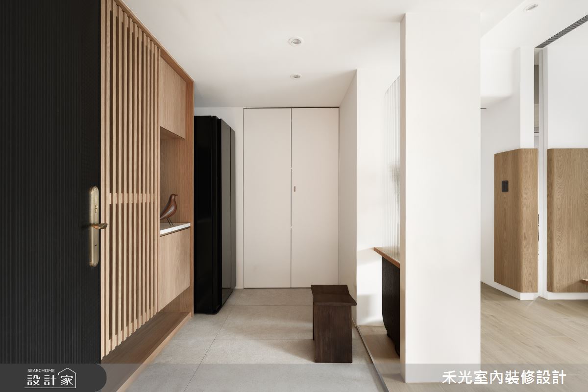 35坪新成屋(5年以下)＿簡約風玄關案例圖片＿禾光室內裝修設計有限公司＿禾光_日常拾光之1