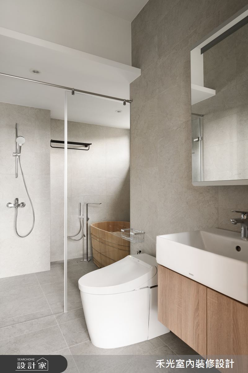 35坪新成屋(5年以下)＿簡約風浴室案例圖片＿禾光室內裝修設計有限公司＿禾光_日常拾光之34