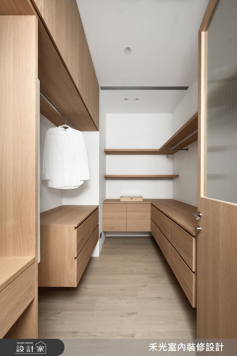 35坪新成屋(5年以下)＿簡約風更衣間案例圖片＿禾光室內裝修設計有限公司＿禾光_日常拾光之32