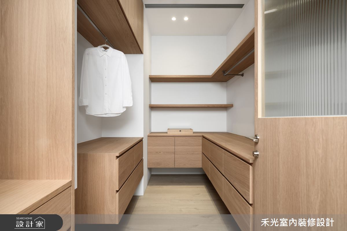 35坪新成屋(5年以下)＿簡約風更衣間案例圖片＿禾光室內裝修設計有限公司＿禾光_日常拾光之33