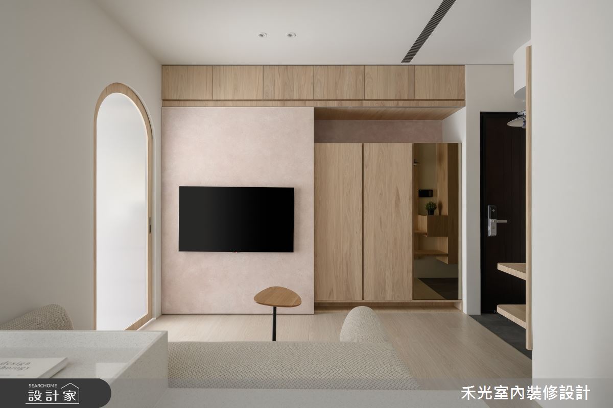 12坪預售屋＿北歐風玄關客廳餐廳案例圖片＿禾光室內裝修設計有限公司＿禾光_弦語之3