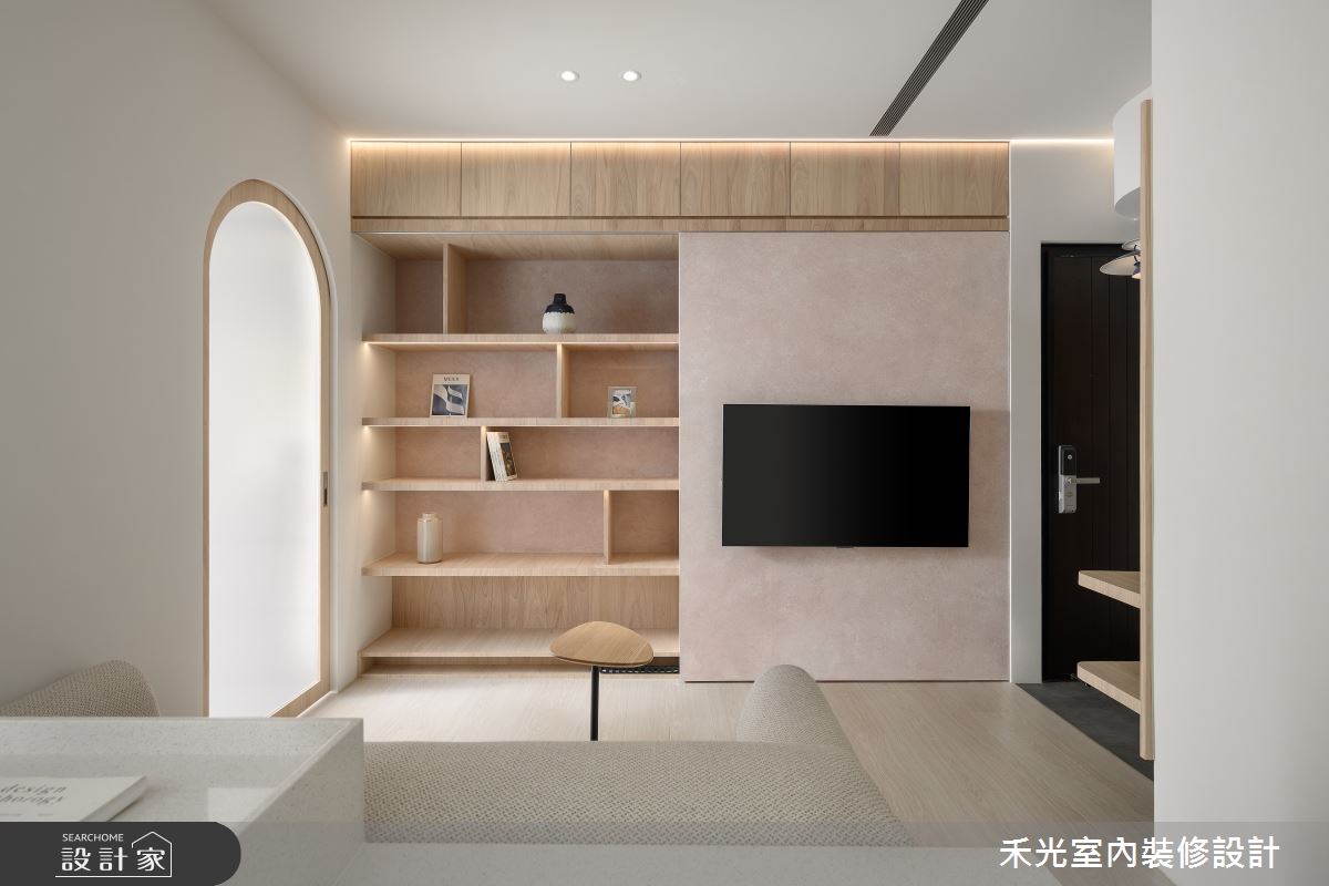 12坪預售屋＿北歐風玄關客廳餐廳案例圖片＿禾光室內裝修設計有限公司＿禾光_弦語之4