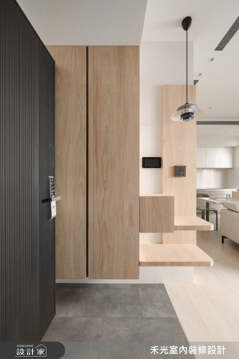 12坪預售屋＿北歐風玄關案例圖片＿禾光室內裝修設計有限公司＿禾光_弦語之9