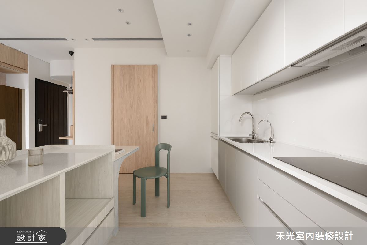 12坪預售屋＿北歐風餐廳廚房案例圖片＿禾光室內裝修設計有限公司＿禾光_弦語之12