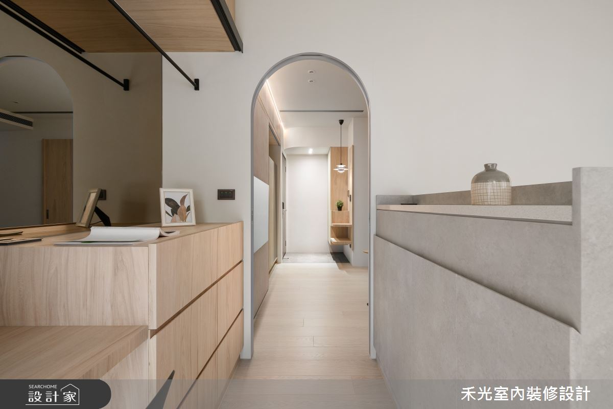 12坪預售屋＿北歐風玄關客廳臥室案例圖片＿禾光室內裝修設計有限公司＿禾光_弦語之13