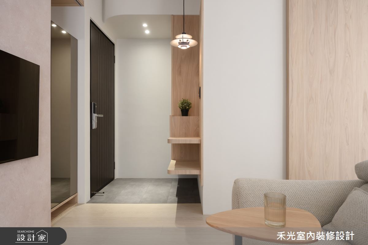 12坪預售屋＿北歐風玄關客廳案例圖片＿禾光室內裝修設計有限公司＿禾光_弦語之22