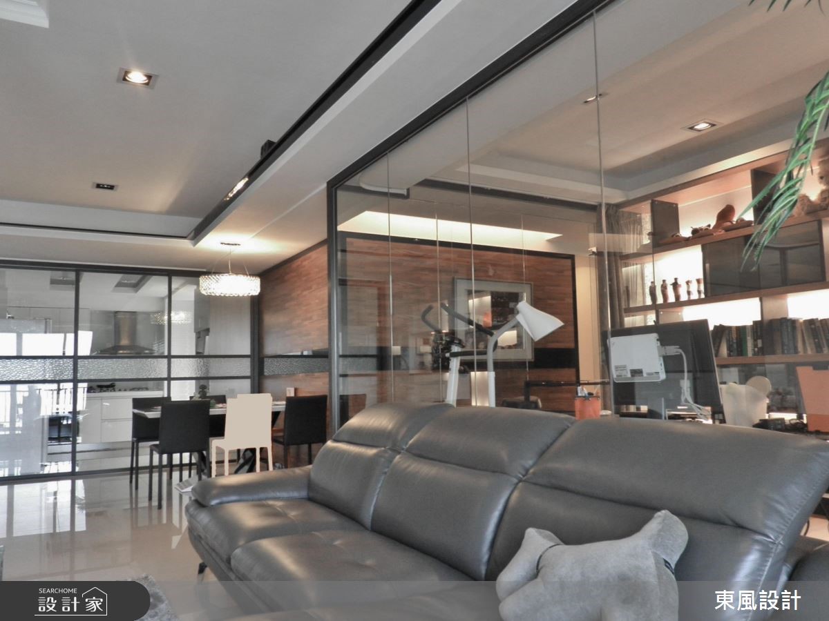 50坪新成屋(5年以下)＿奢華風客廳餐廳案例圖片＿東風室內設計＿東風_01之5