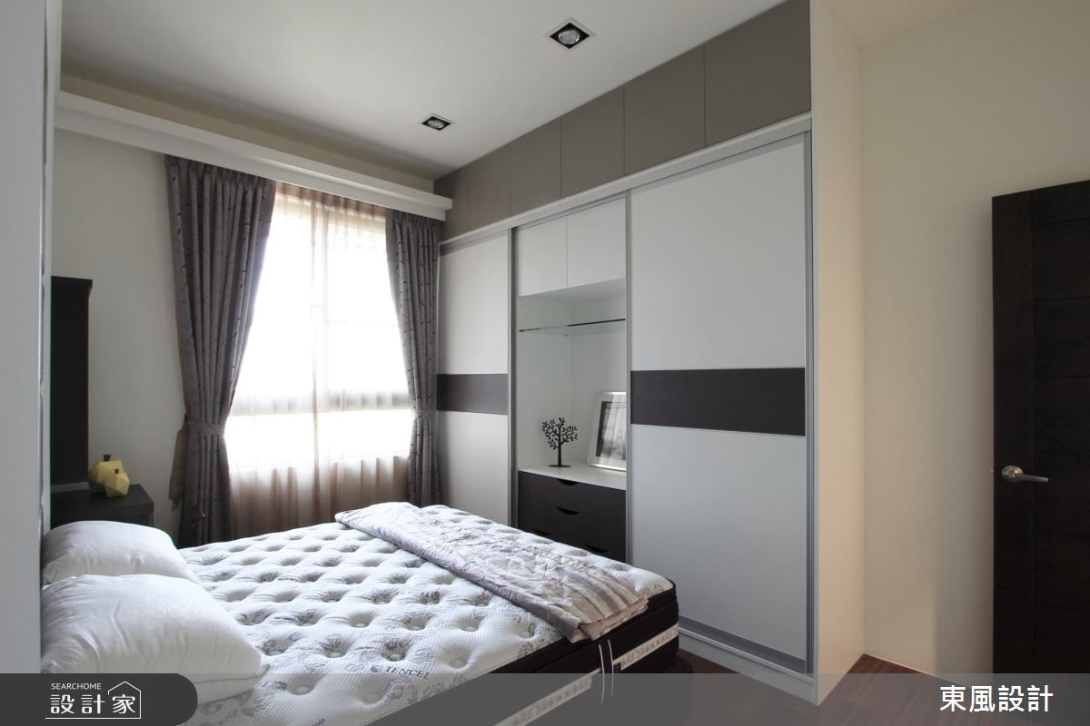 30坪新成屋(5年以下)＿療癒風臥室案例圖片＿東風室內設計＿東風_04之10