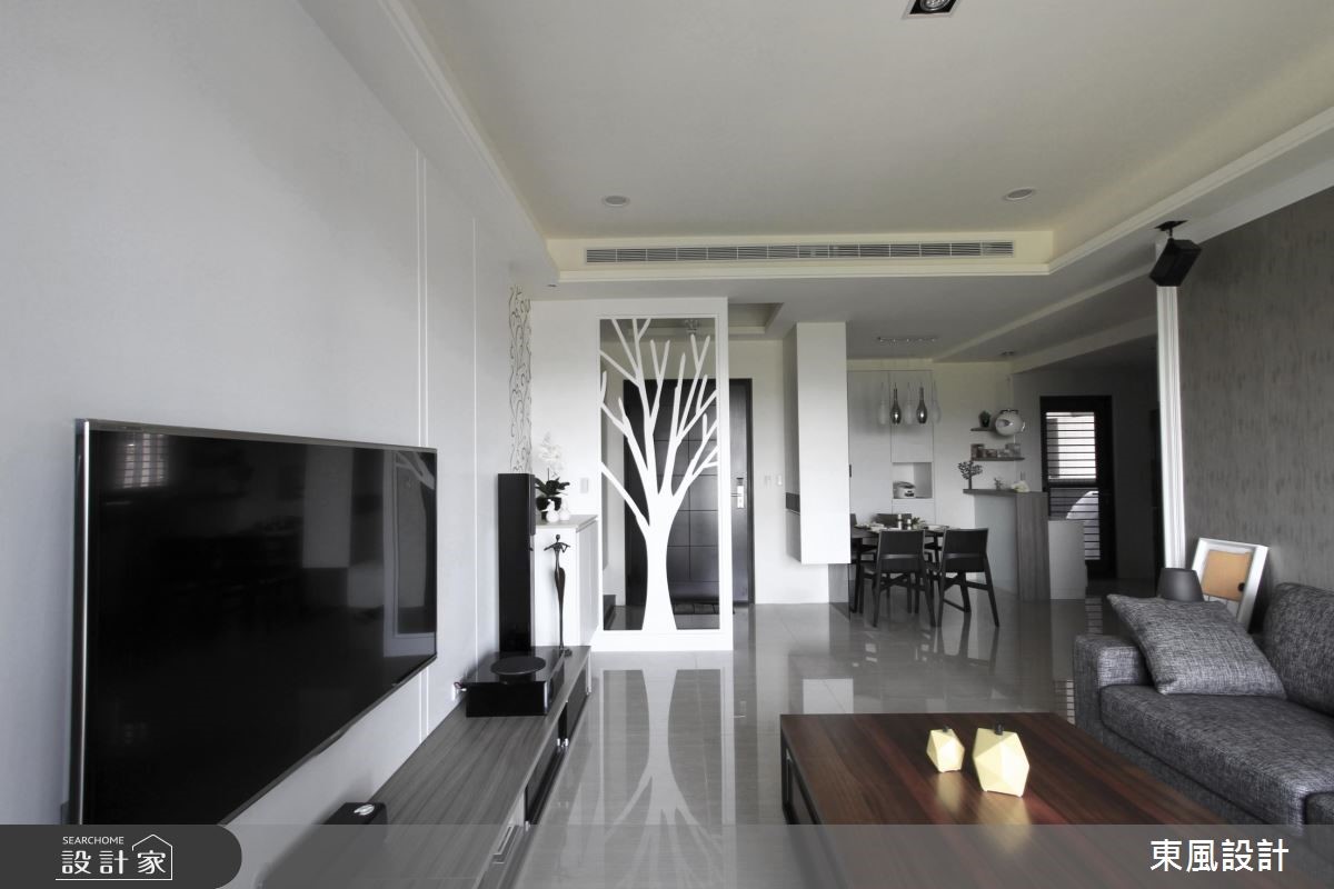 30坪新成屋(5年以下)＿療癒風客廳案例圖片＿東風室內設計＿東風_04之5