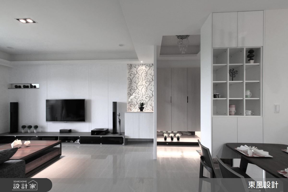 30坪新成屋(5年以下)＿療癒風客廳案例圖片＿東風室內設計＿東風_04之2