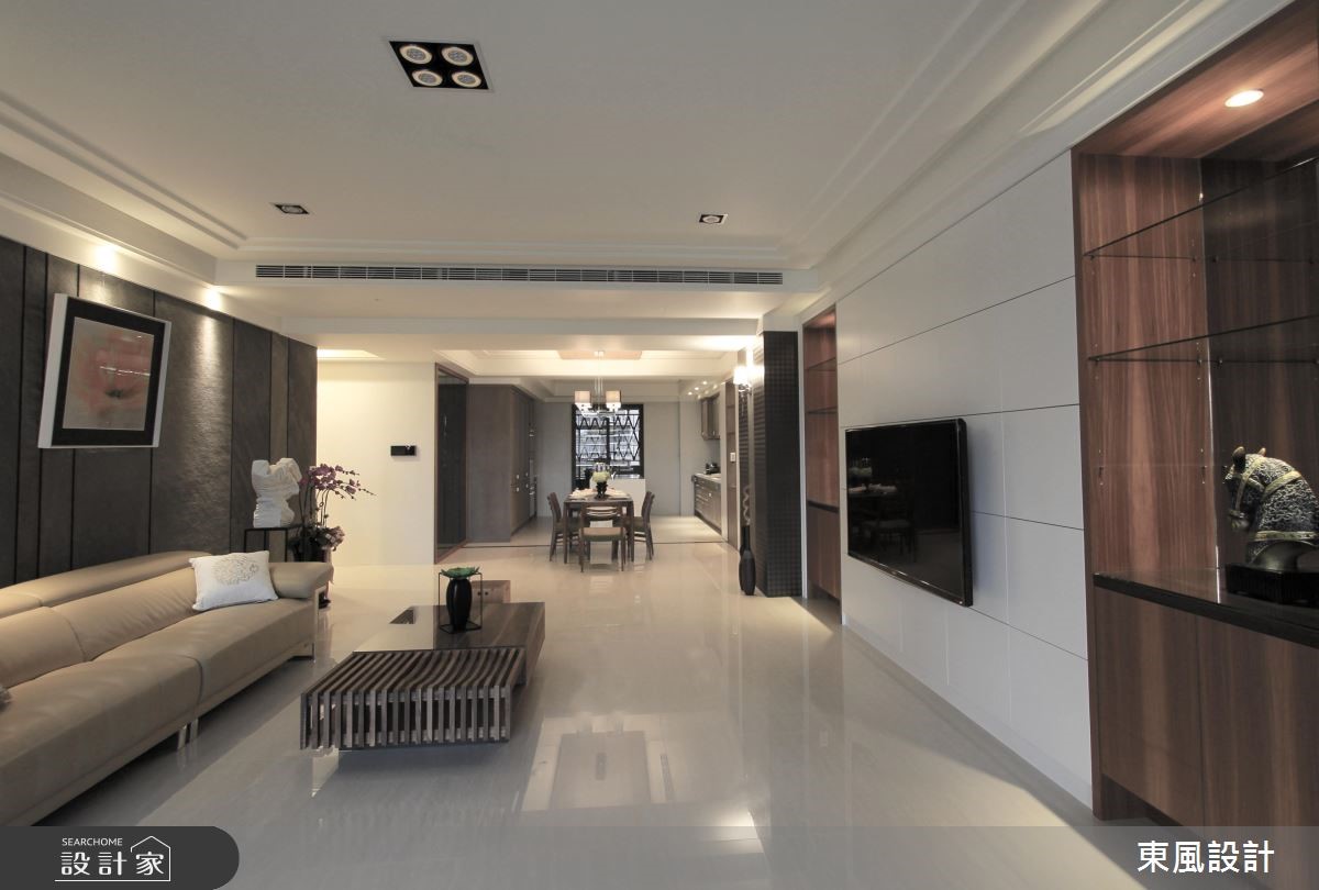 100坪新成屋(5年以下)＿新古典客廳案例圖片＿東風室內設計＿東風_05之4