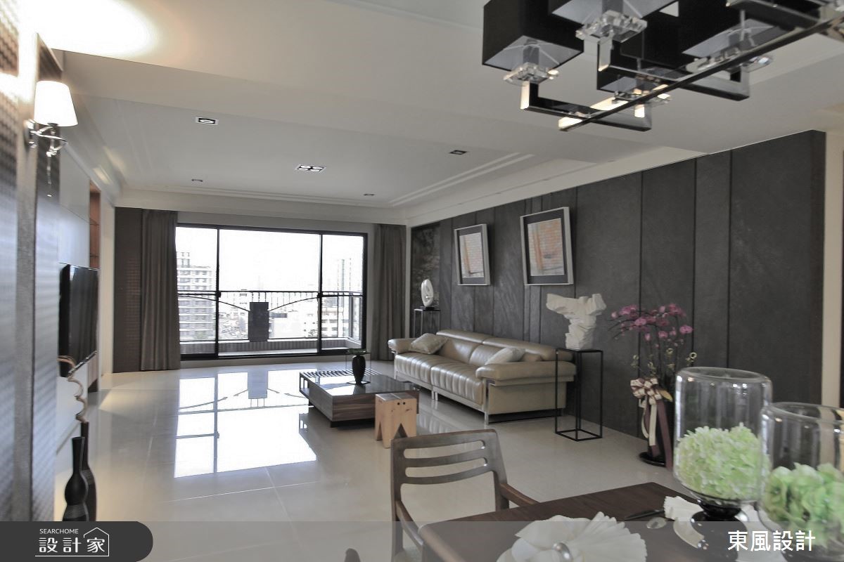 100坪新成屋(5年以下)＿新古典客廳案例圖片＿東風室內設計＿東風_05之7