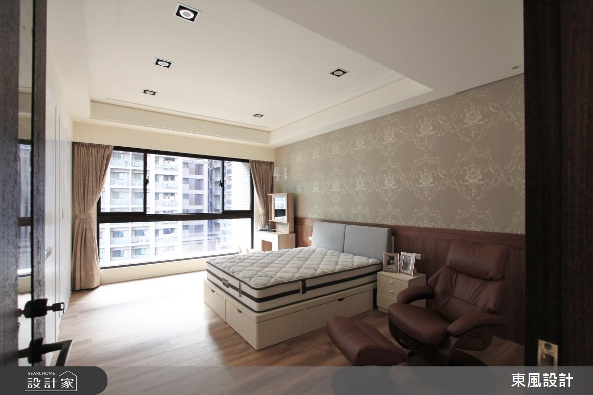 100坪新成屋(5年以下)＿新古典臥室案例圖片＿東風室內設計＿東風_05之12
