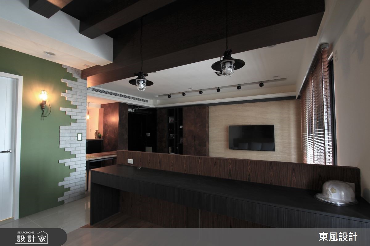 30坪新成屋(5年以下)＿工業風書房案例圖片＿東風室內設計＿東風_06之10