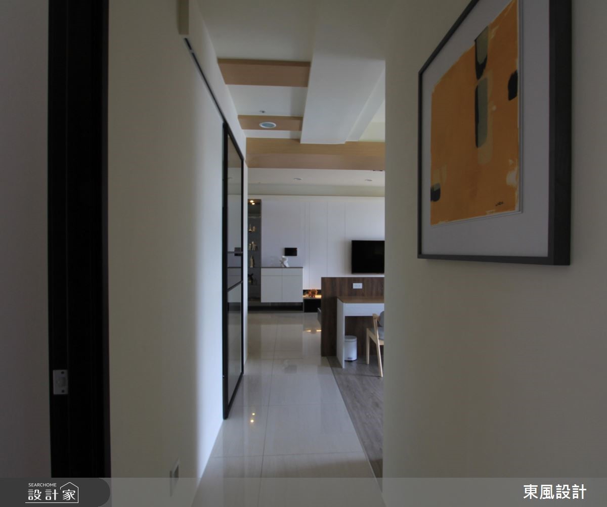 42坪新成屋(5年以下)＿北歐風走廊案例圖片＿東風室內設計＿東風_07_新竹之6