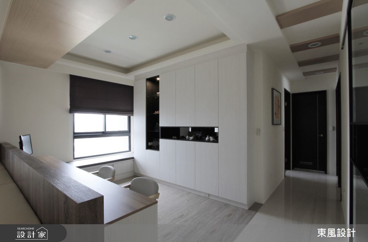 42坪新成屋(5年以下)＿北歐風書房走廊案例圖片＿東風室內設計＿東風_07_新竹之7